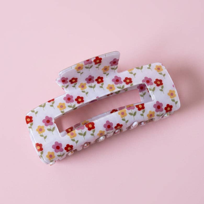 Hair Claw Clip - Mod Floral