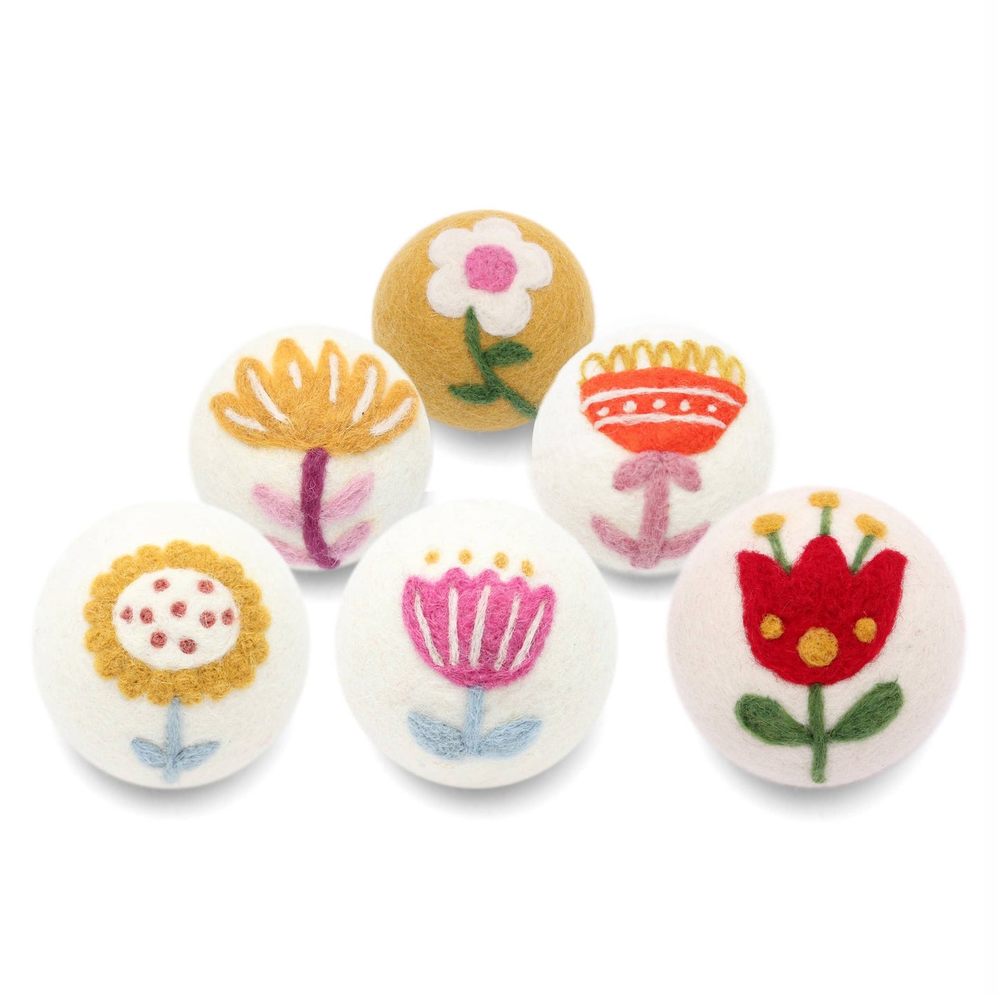 Flowers: Eco Wool Dryer Balls Fair Trade