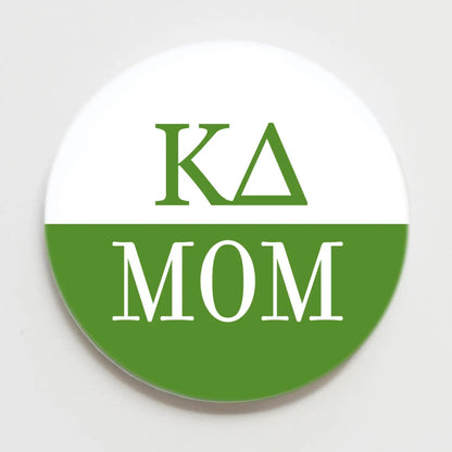 Mom's Sorority Buttons 2.25 in