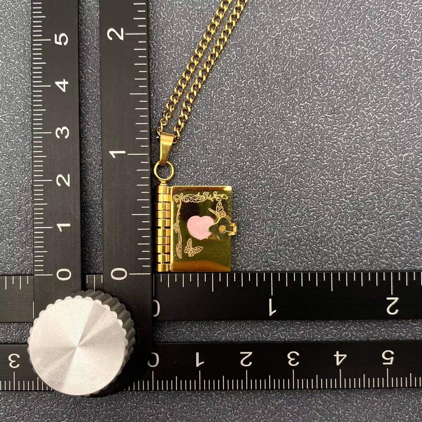 Openable Book Charm Necklace