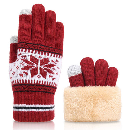 Aztec Fleece Gloves