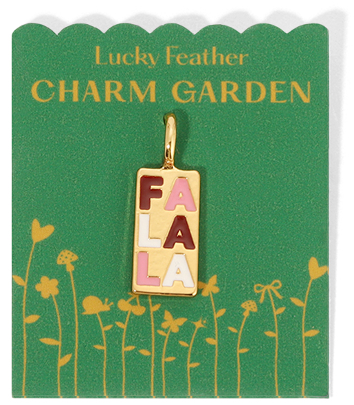 Holiday Charm - Charm Garden - Gold - Fa La La