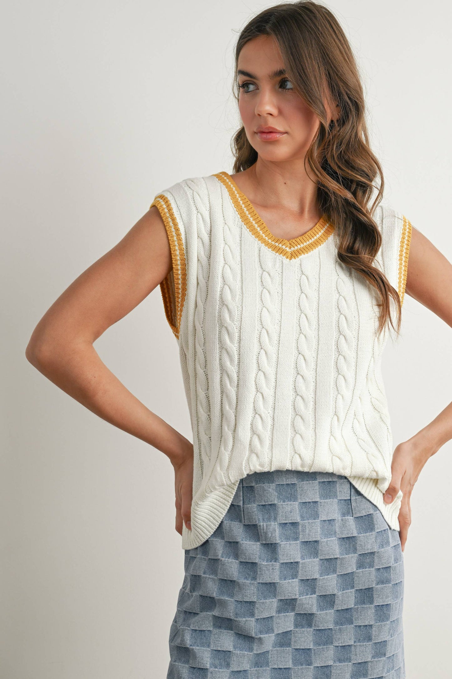 Knitted Sweater Vest