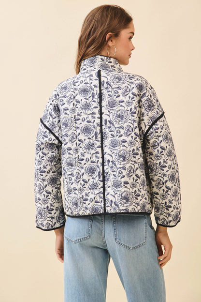 Floral Patch Jacket