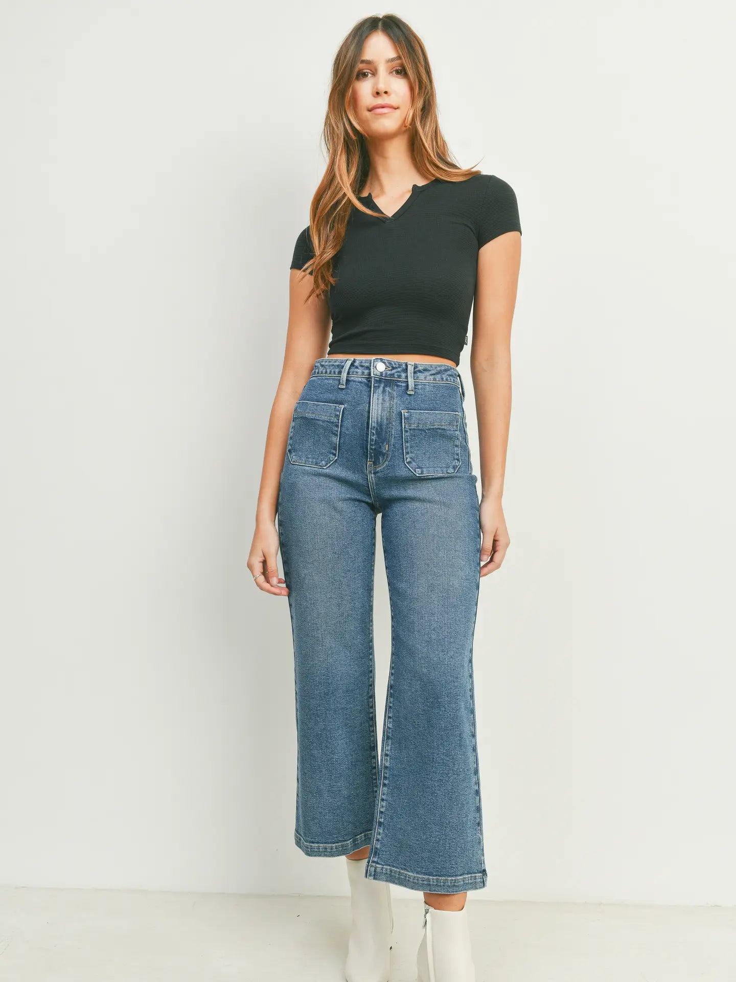 Mini Patch Pocket Flare