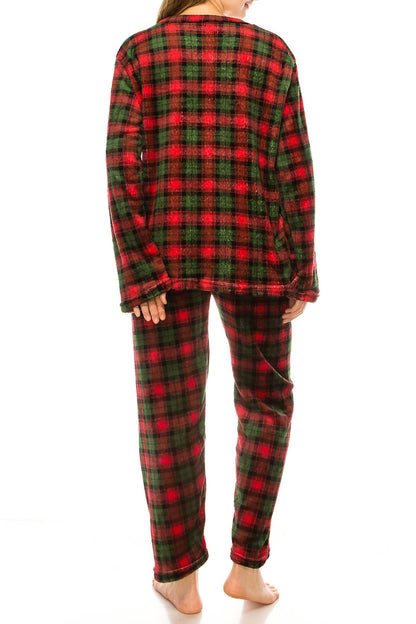 Plaid PJ Set
