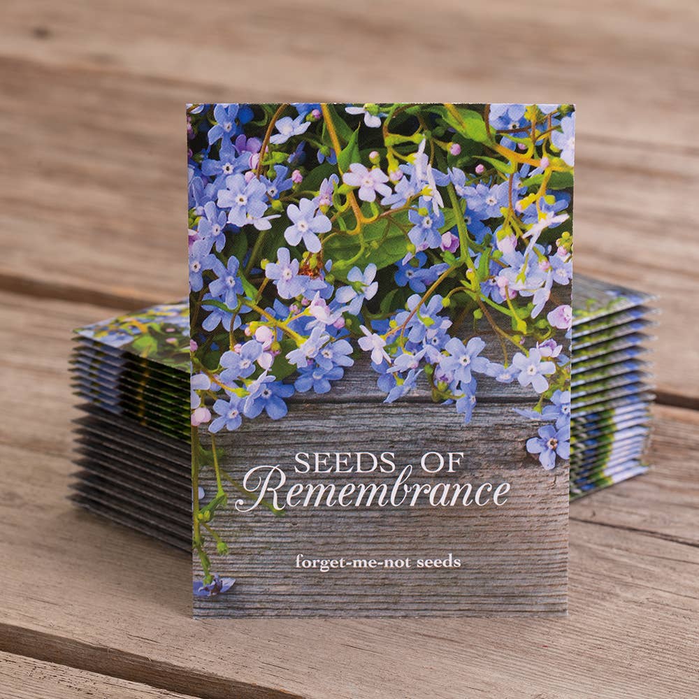 Seeds of Remembrance Memorial - Forget Me Not Seed Packets