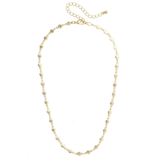 Shelby Delicate Disc Necklace