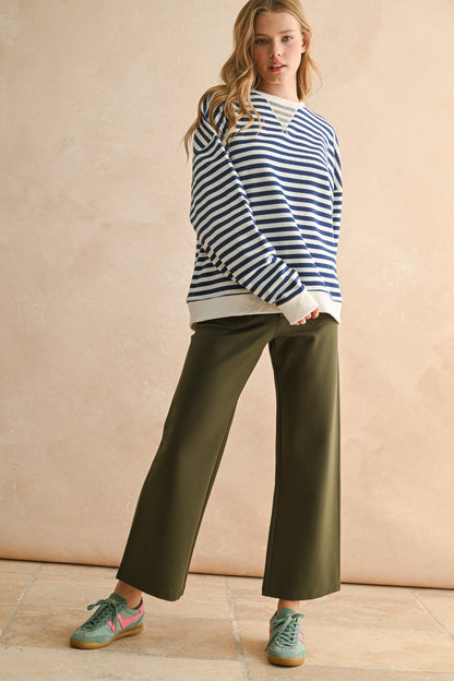 Green Ponte Pants