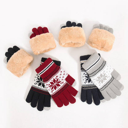 Aztec Fleece Gloves