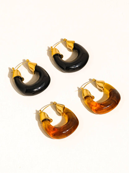 Arlowe Resin Hoops