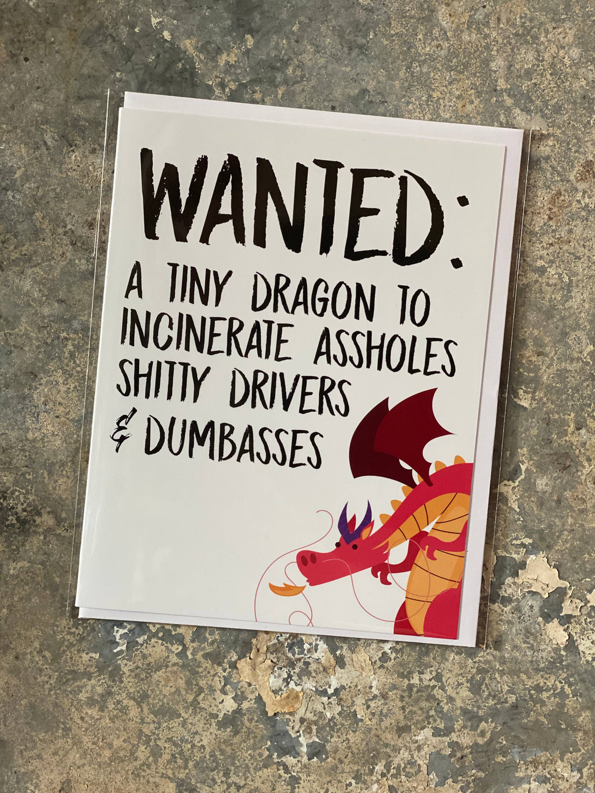 Tiny Dragon Greeting Card