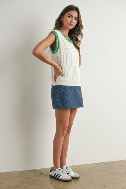 Knitted Sweater Vest