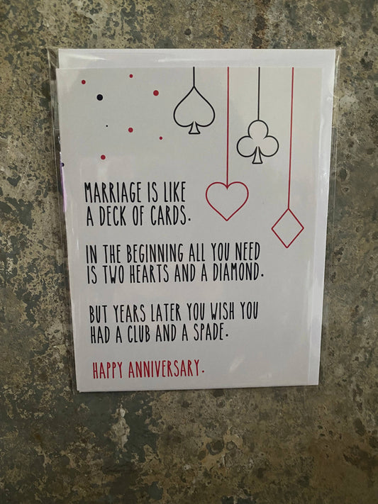 Deck of Cards Greeting Card