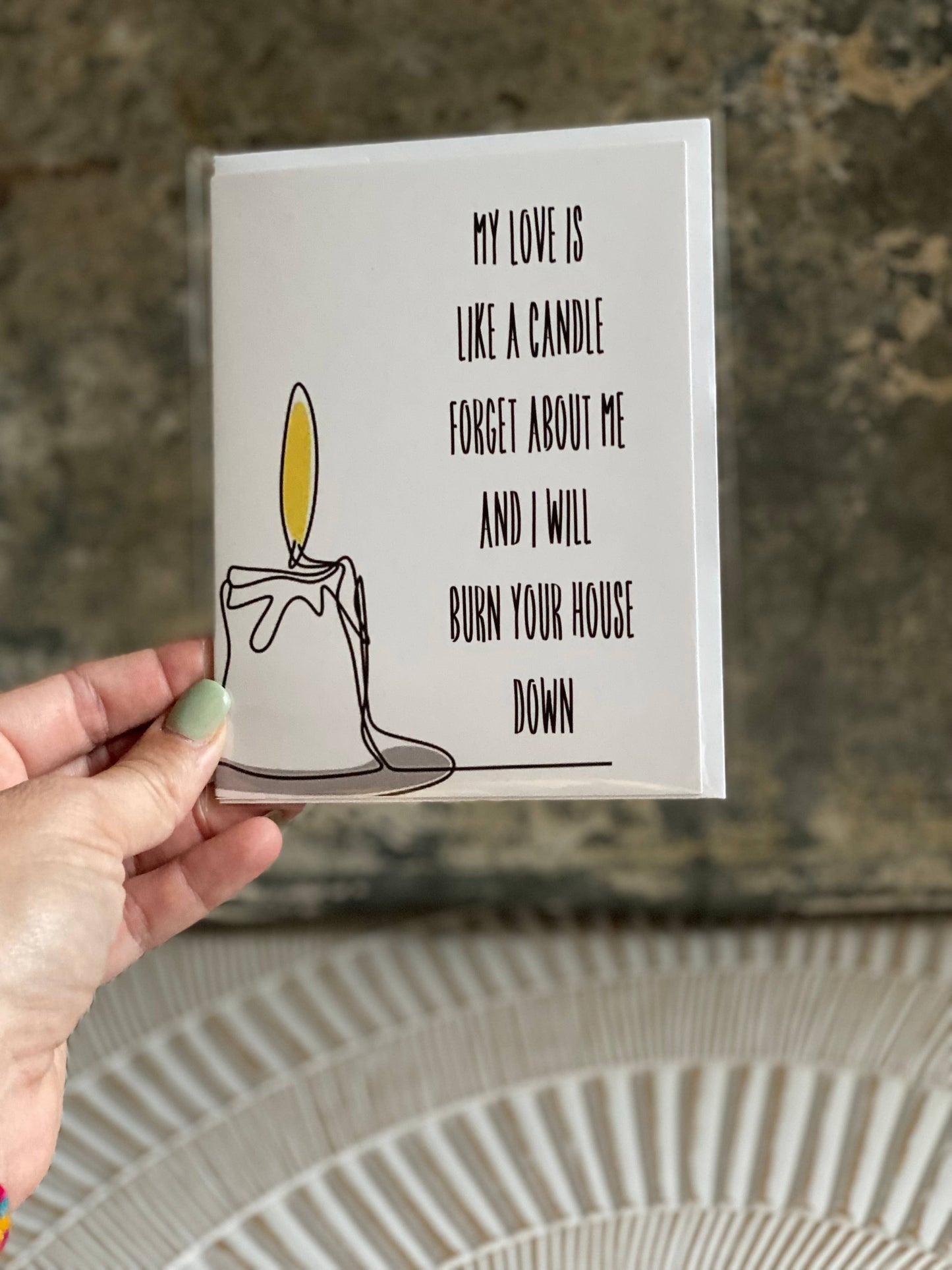 Love Candle Card