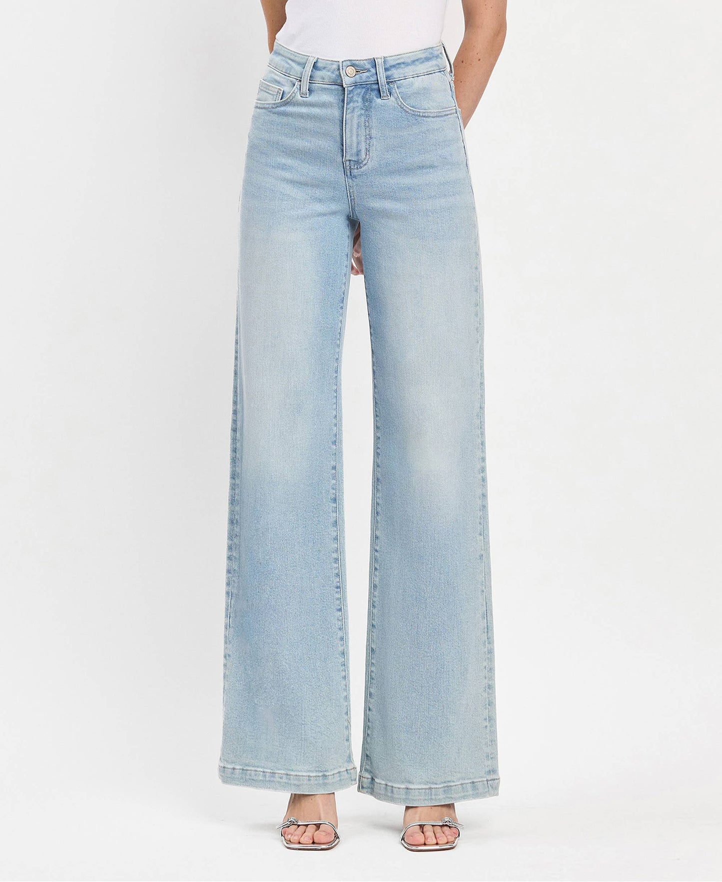 Olivia Light Wash Wide Leg