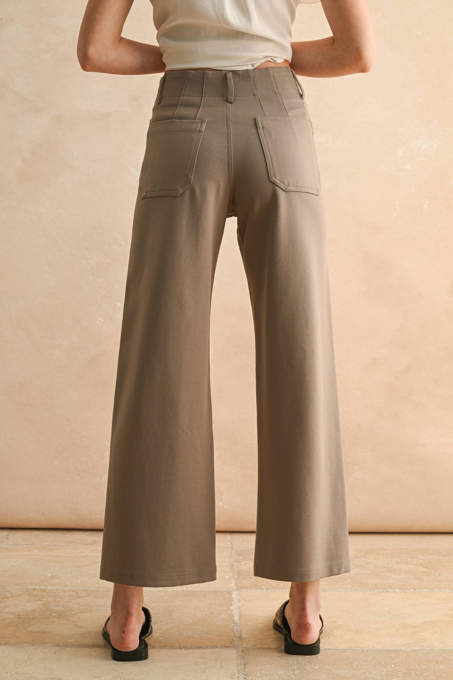 Green Ponte Pants
