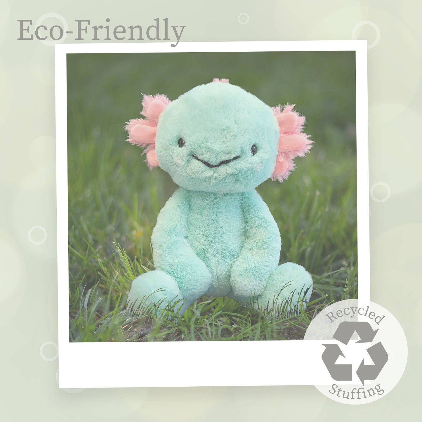 Aqua Axolotl Plush Toy