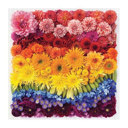 Rainbow Summer Flowers 500 Piece Puzzle