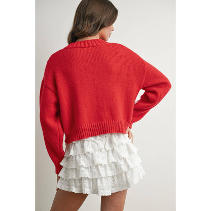 Heart Pattern Cardigan