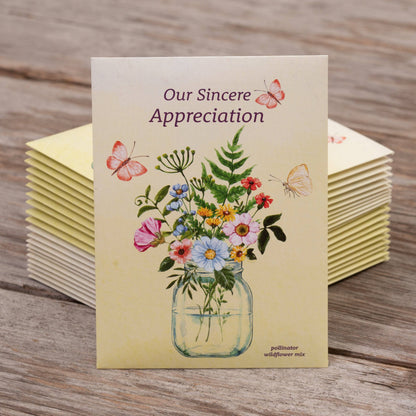 Appreciation Pollinator - Pollinator Flower Mix Seed Packets
