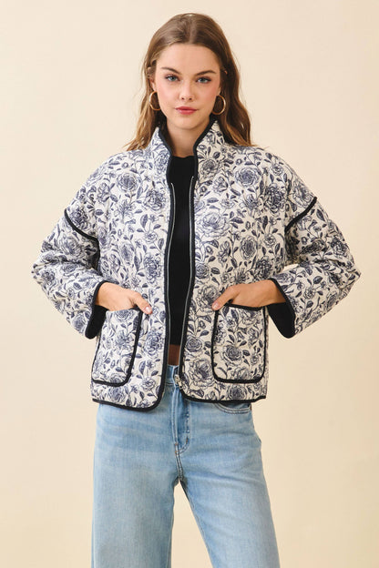 Floral Patch Jacket