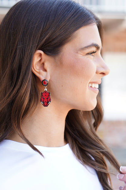 Arkansas Boss Earrings