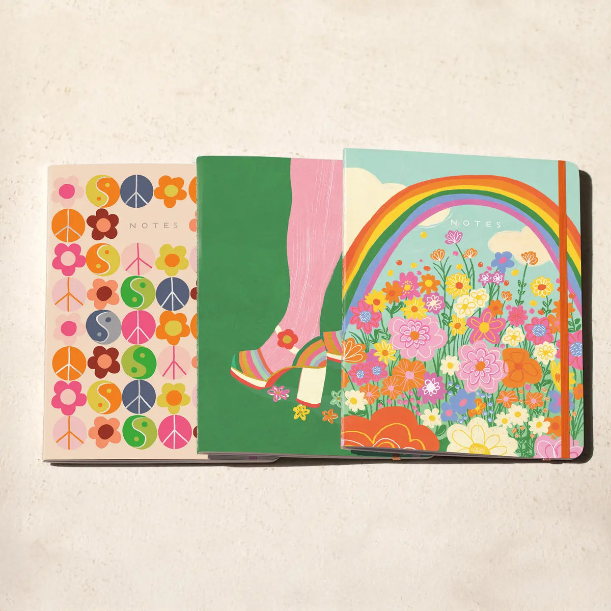 Happy Pride Seedlings Sewn Trio Notebook Set