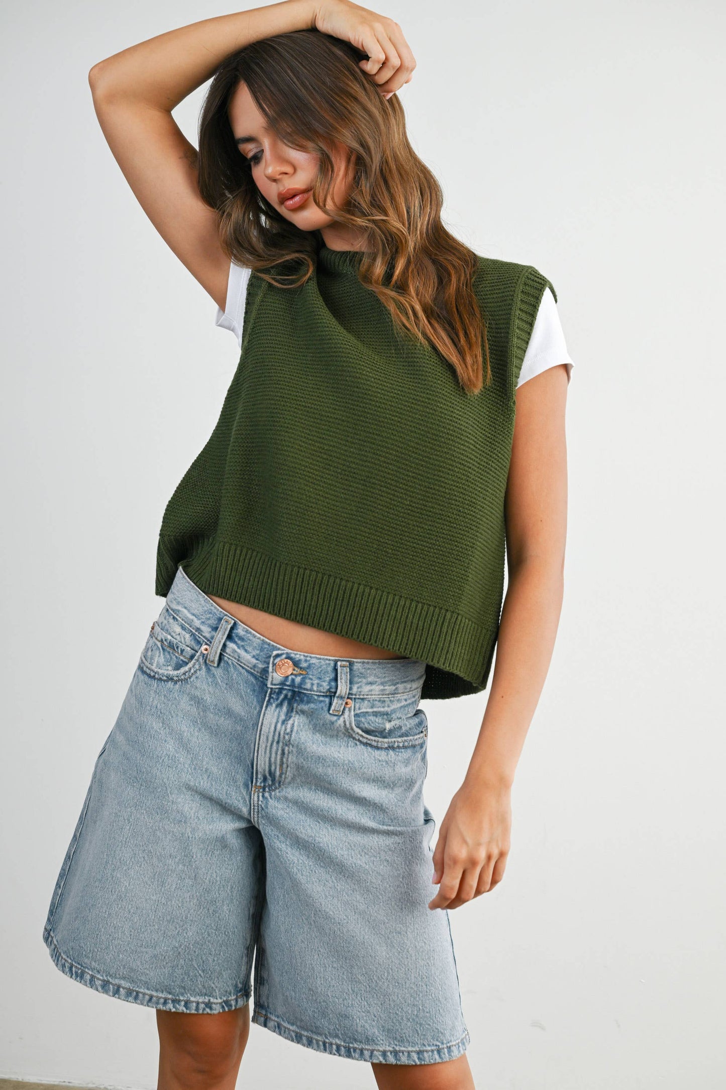 Plain Knitted Top