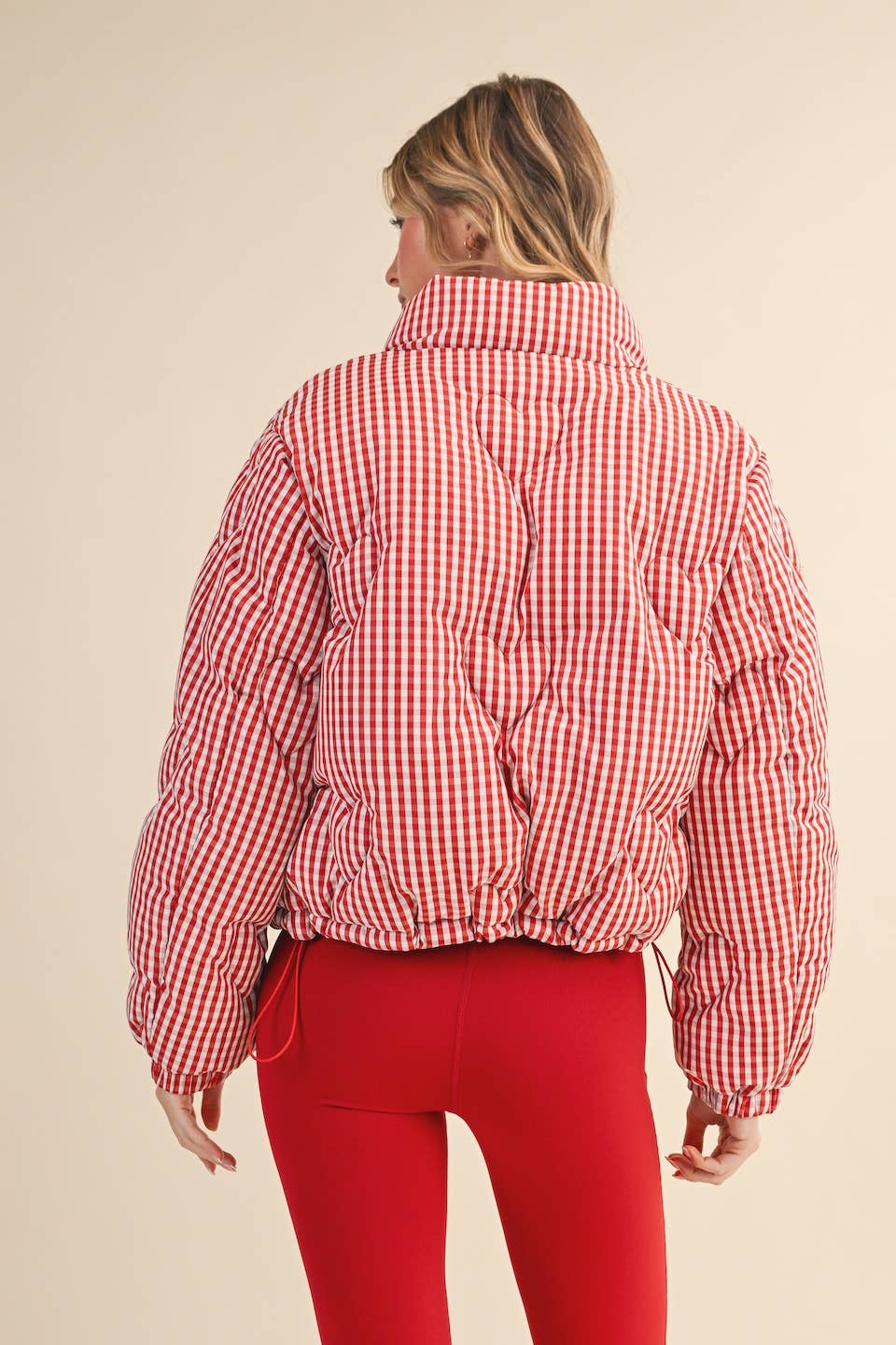 Gingham Heart Puffer