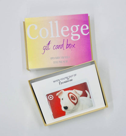 College Gift Card Box