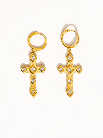 Miriam Cross Earring