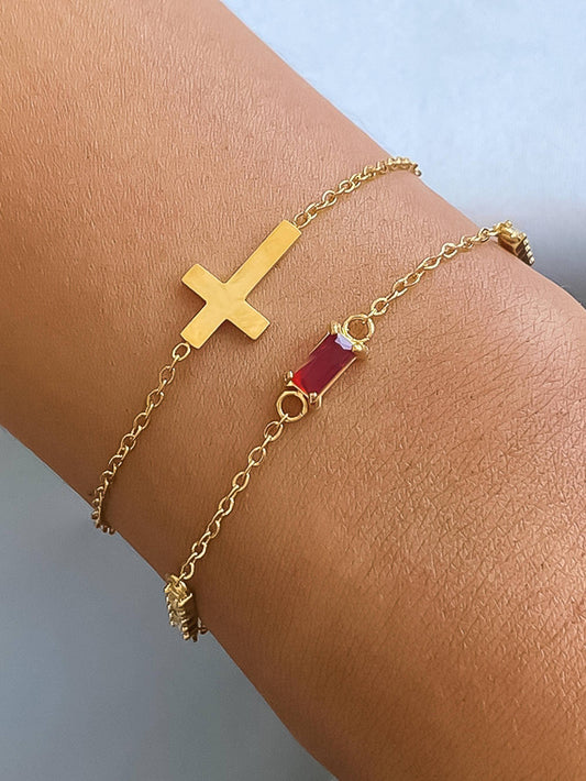Esther Cross Bracelet Set