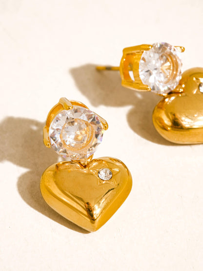 Annika Heart Earring