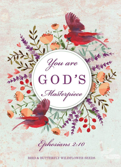 God's Masterpiece - Bird & Butterfly Wildflower Mix Seed Packets