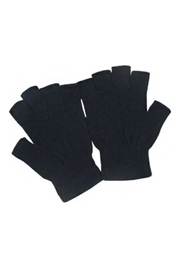 Solid Fingerless Gloves