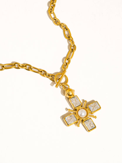 Patrice Cross Necklace