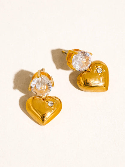 Annika Heart Earring
