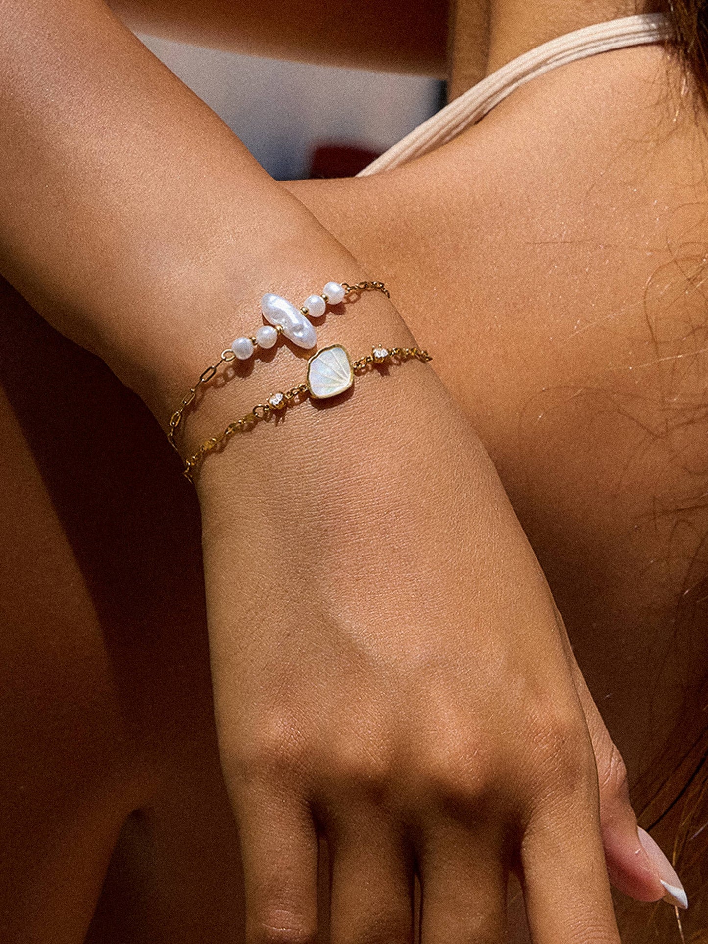 Pearl Chain Bracelet