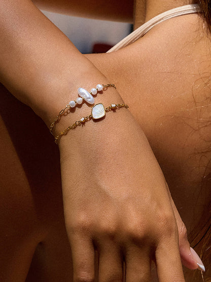Pearl Chain Bracelet