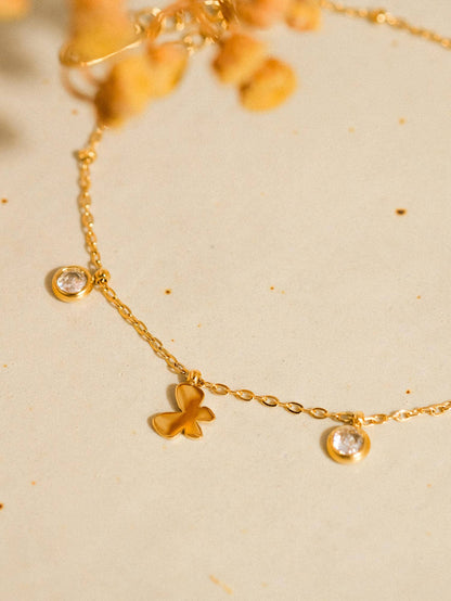 Jersey Butterfly Bracelet