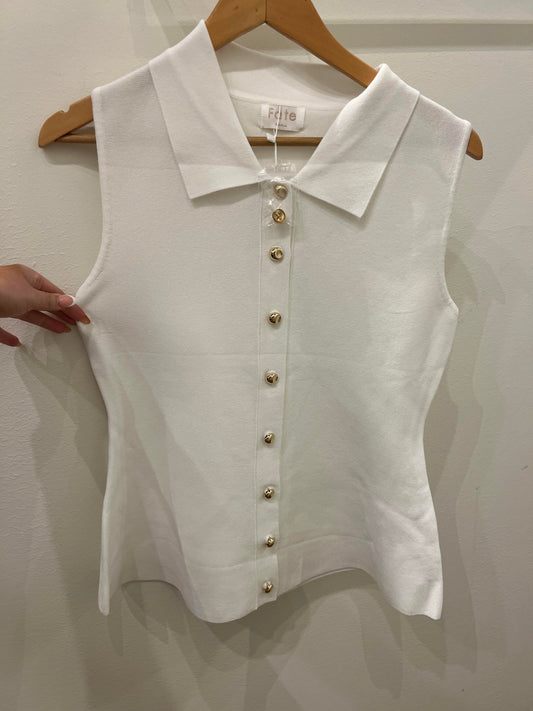 Cream Button Down