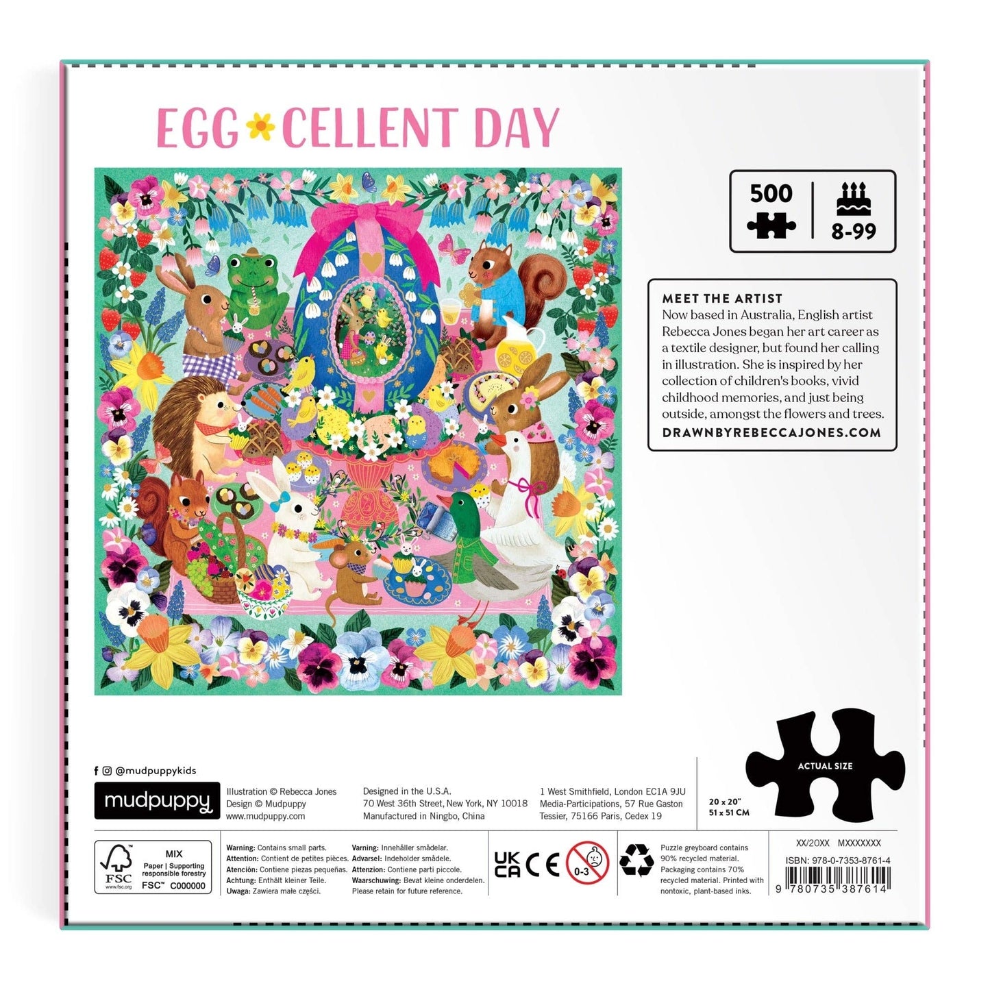 Egg-cellent Day 500 Piece Foil Family Puzzle