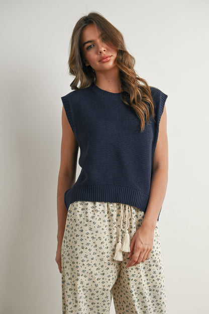 Plain Knitted Top