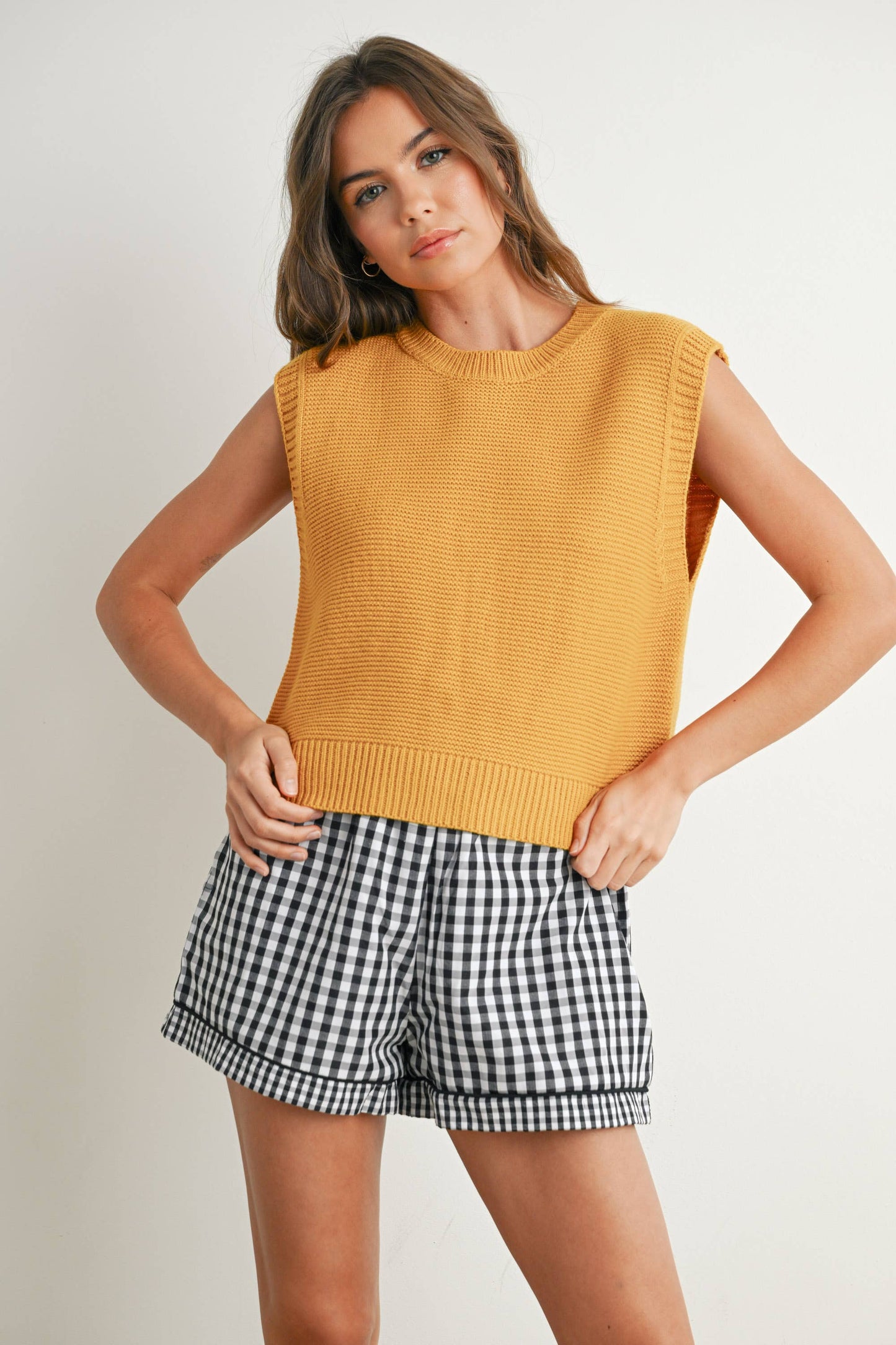 Plain Knitted Top