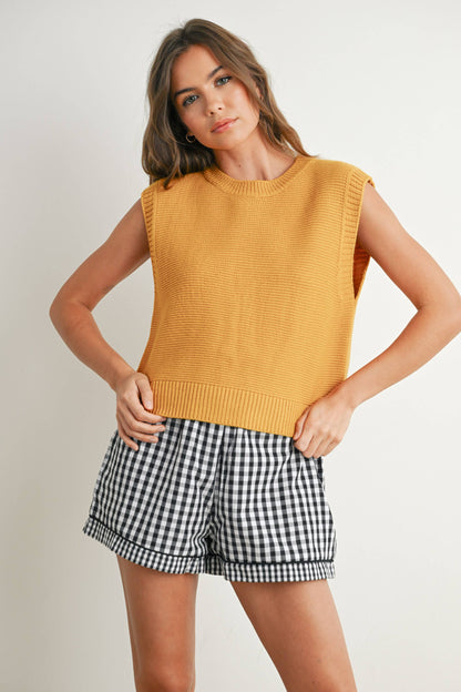 Plain Knitted Top