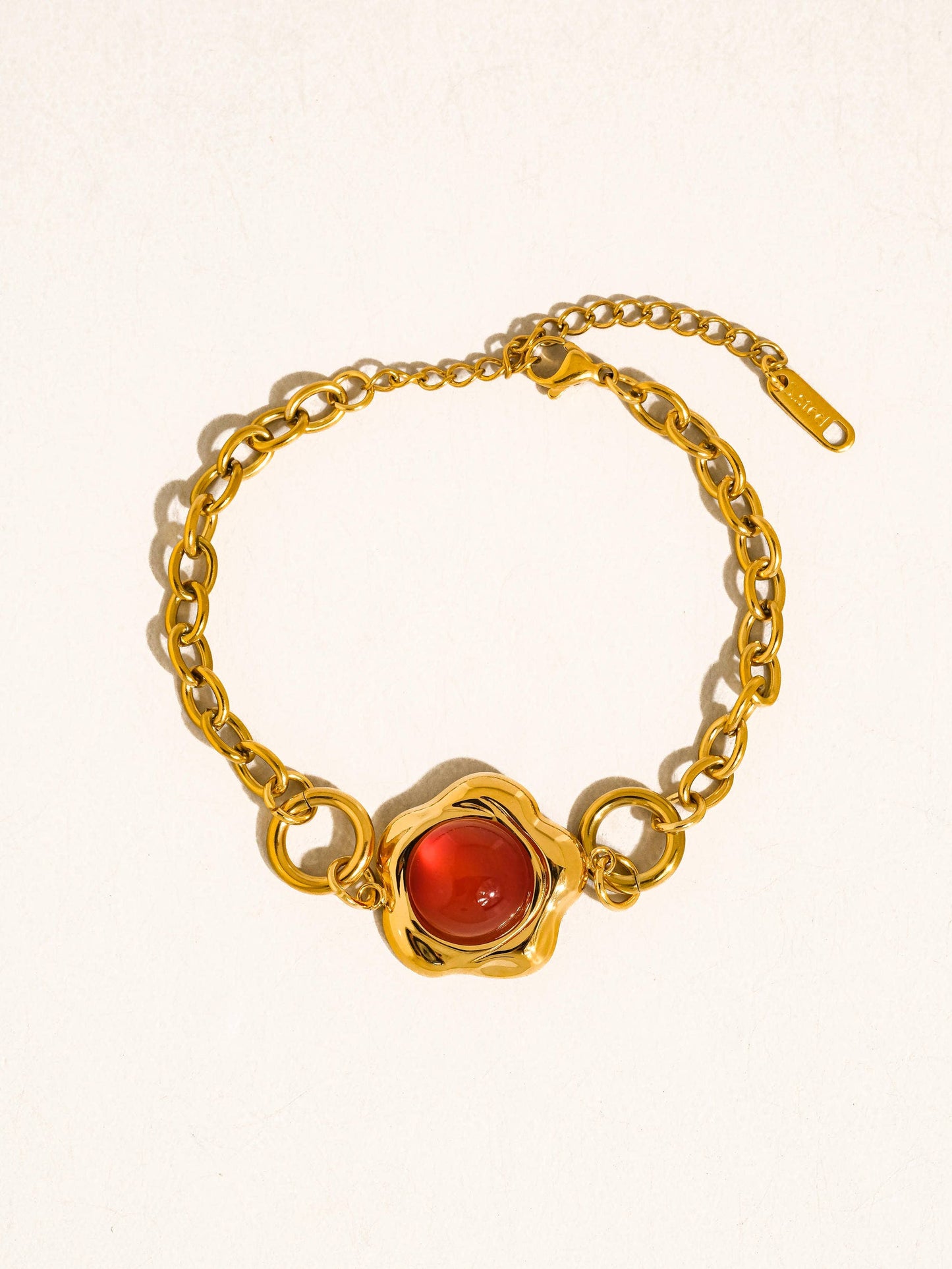 Plume Stone Chain Bracelet