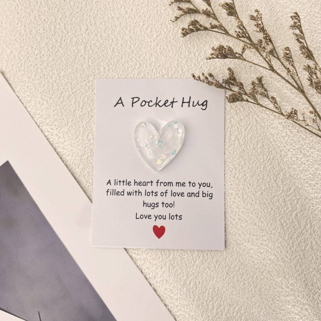 Pocket Hug Confetti Heart – Your Sparkle of Joy & Comfort