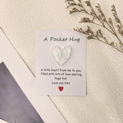Pocket Hug Confetti Heart – Your Sparkle of Joy & Comfort