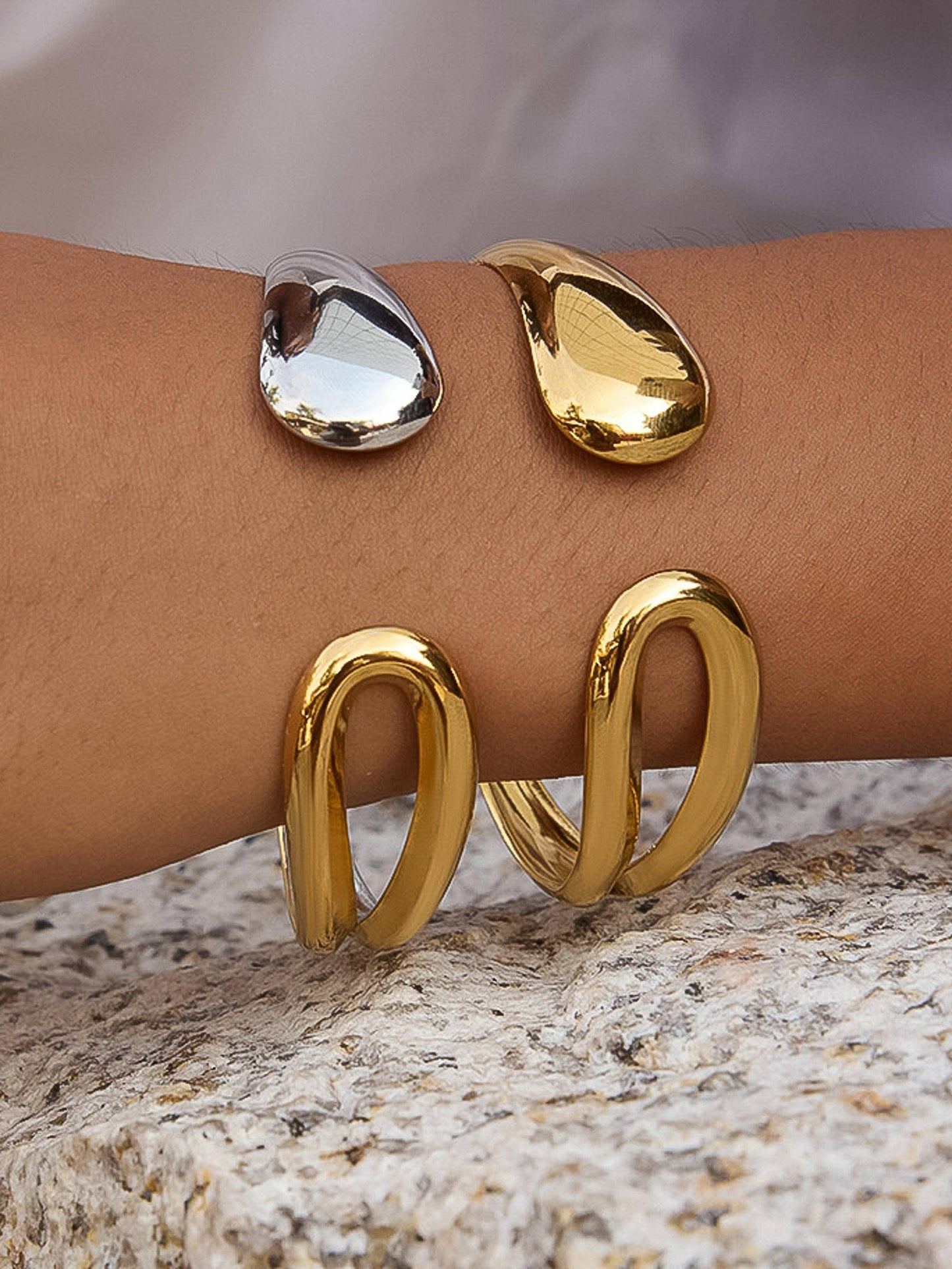 Junel Open Cuff Bracelet